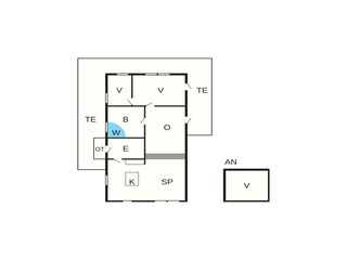 Vakantiehuis Degeberga Grondplan 50