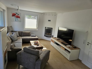Wohnbereich mit Gaskamin