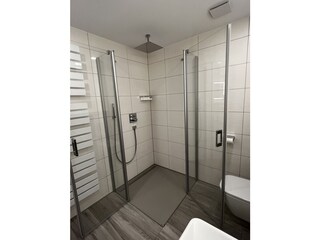 moderne ebenerdige Dusche