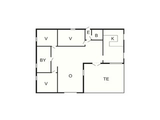 Vakantiehuis Karlskrona Grondplan 14