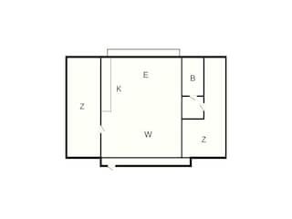 Vakantiehuis Vejby Strand Grondplan 4