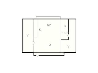 Vakantiehuis Vejby Strand Grondplan 5