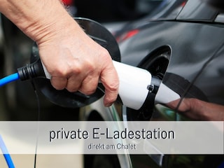E-Ladestation am Chalet