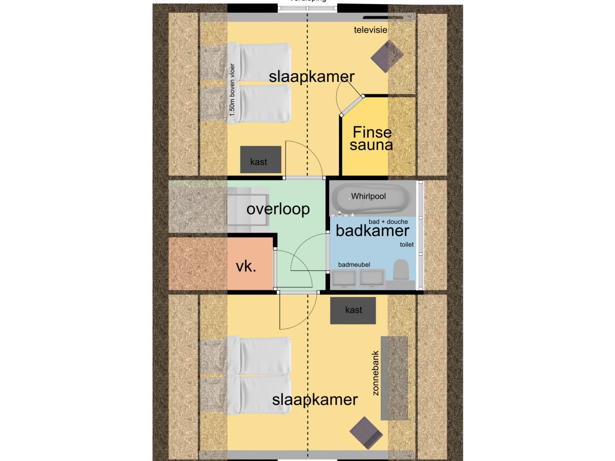 6 Personen Haus Sauna