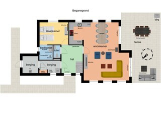 Casa per le vacanze De Koog Pianta del piano 22