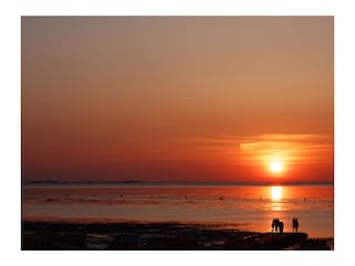 Sonnenuntergang in Döse