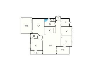 Casa per le vacanze Ulfborg Pianta del piano 33