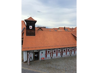 Blick auf das Feuerwehrmuseum & zum Brocken