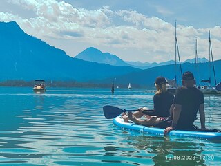 Sup-Runde auf dem Forggensee