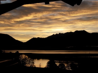 Abendstimmung vom Balkon aus gesehen