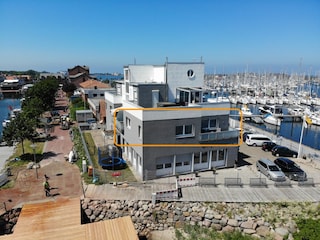 Gebäudeansicht Harbours - Ostseite
