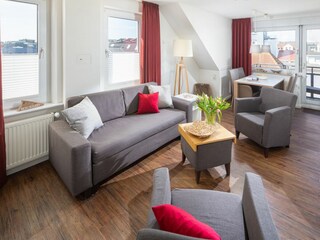 Norderney / Haus Christine Seestern - Wohn-/Essbereich