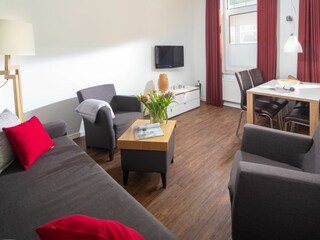 Norderney / Haus Christine  Nautilus - Wohn-/Essbereich