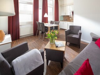 Norderney / Haus Christine  Nautilus - Wohn-/Essbereich