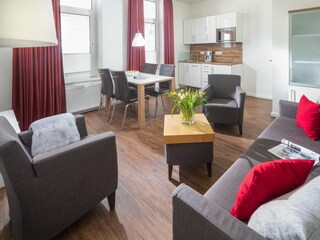 Norderney / Haus Christine Nordlicht - Wohn-/Essbereich