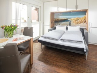 Koch-/Wohn-/Essbereich (Bettsofa)