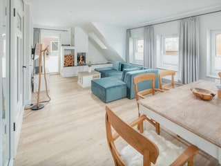 SandWärme Norderney / Wohn-/Essbereich