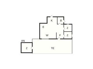 Vakantiehuis Visby Grondplan 25