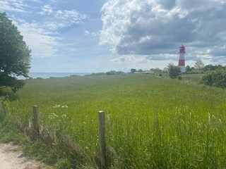 Blick auf den Leuchtturm Falshöft