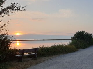 Sonnenuntergang  im Naturschutzgebiet Geltinger Birk