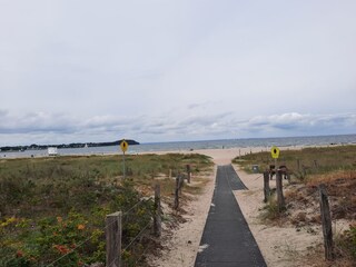 Strandzugang im Sommer