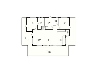 Holiday house Bratten Strand Floor Plan 5