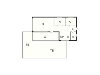 Vakantiehuis Bockholmwik Grondplan 25