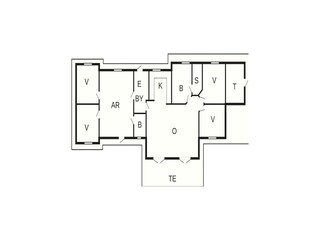 Casa de vacaciones Uslev Plano de planta 40