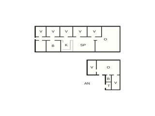 Vakantiehuis Havneby Grondplan 39
