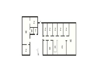 Vakantiehuis Havneby Grondplan 42