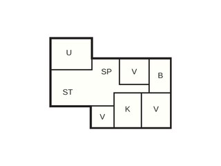 Vakantiehuis Grenaa Grondplan 48