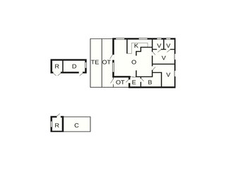 Casa de vacaciones Otterup Plano de planta 46
