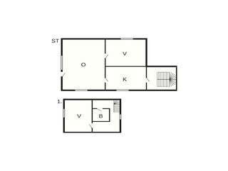 Vakantiehuis Boras Grondplan 26