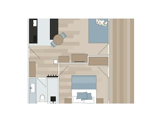 Appartement Wängle Grondplan 27