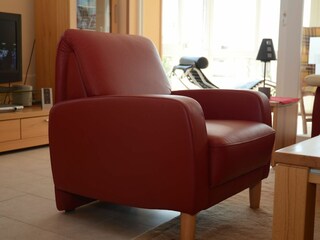 Gemütliche Polstermöbel im Wohnzimmer