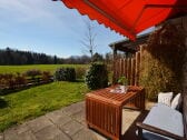 Terrasse mit Blick ins Grüne