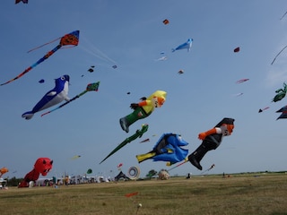 Drachenfest am Strand
