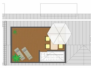 Raumplan Dachterrasse