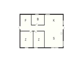 Maison de vacances Nørlev Strand Plan d'étage 46