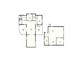 Vakantiehuis Nynäshamn Grondplan 38