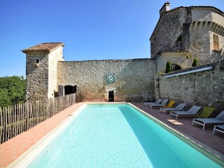 Castillo Bourg-de-Visa Grabación al aire libre 9