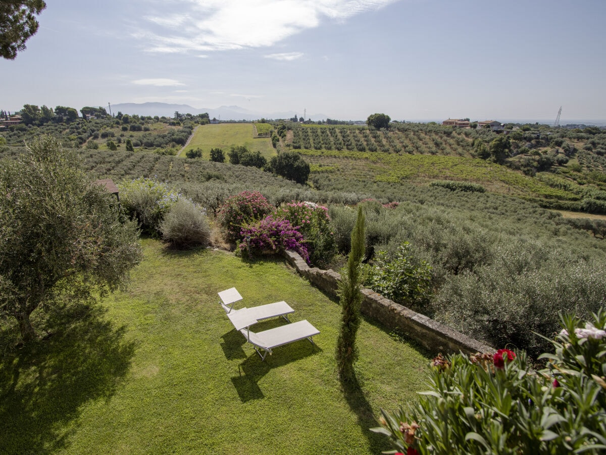 Garten der Ferienwohnung