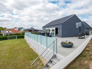 Ferienhaus Bjert Strand Außenaufnahme 2