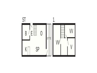 Casa de vacaciones Vester Husby Plano de planta 46