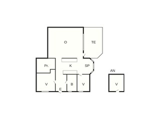 Vakantiehuis Varekil Grondplan 22