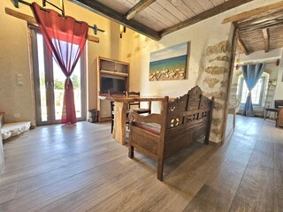 Wohnküche mit Smart TV