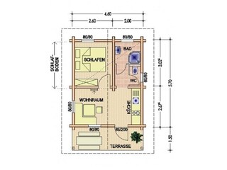 Casa per le vacanze Mörtschach Pianta del piano 21