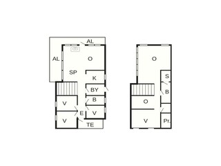 Vakantiehuis Vejbystrand Grondplan 35