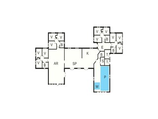 Casa de vacaciones Grenaa Plano de planta 45