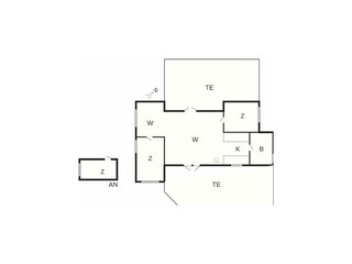 Vakantiehuis Vejby Strand Grondplan 23